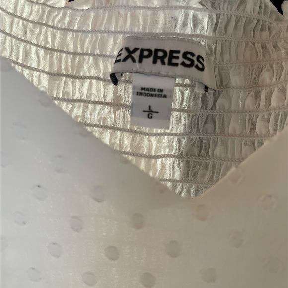 White peasant top size large - Picture 3 of 3